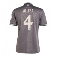 Camisa de time de futebol Real Madrid David Alaba #4 Replicas 3º Equipamento 2024-25 Manga Curta